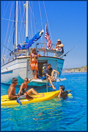 Water sports are in abundance for your Caribbean sailing vacation.